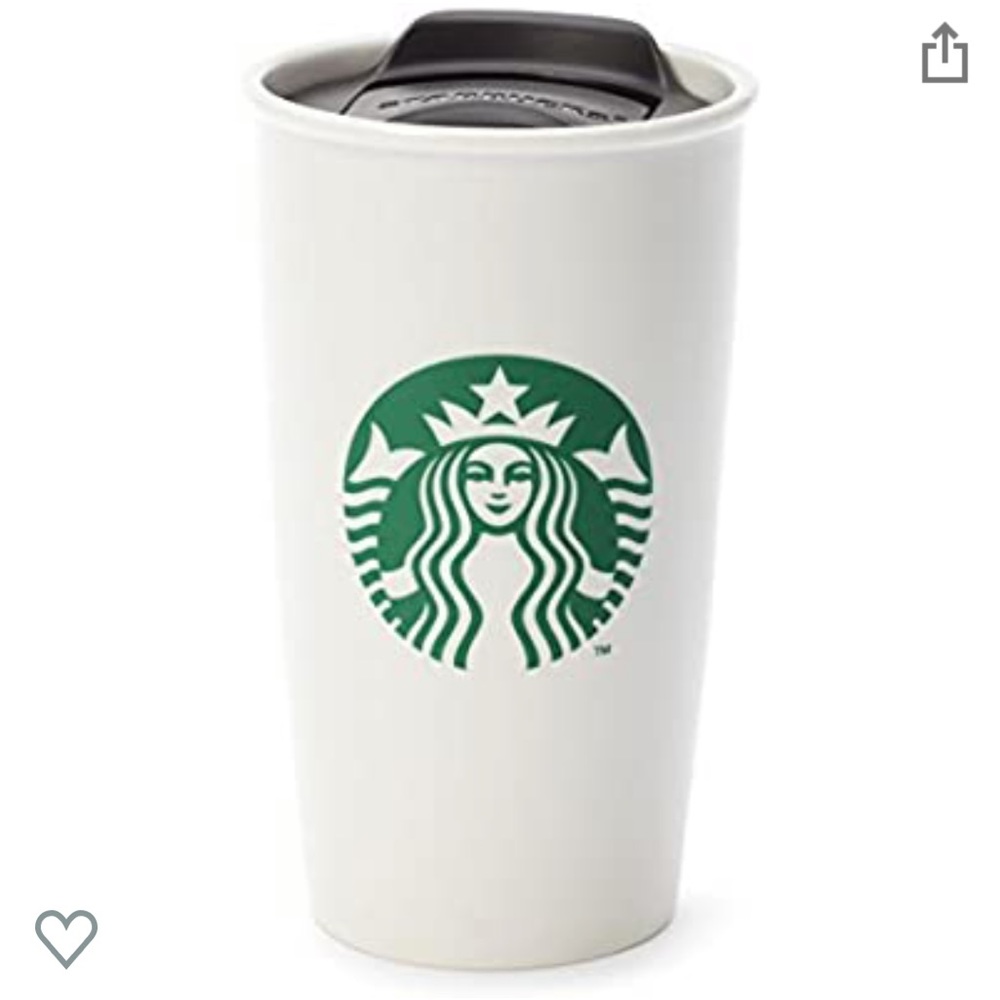 {Starbucks} classic ceramic 12oz travel mug